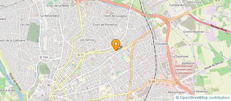localisation de l'entreprise MADAME MARGAUX LAUZE à BEZIERS