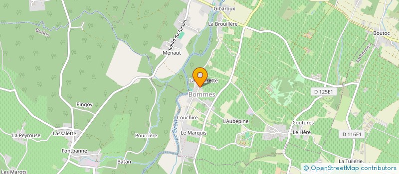 localisation de l'entreprise MADAME MARGAUX LE BRIS  BOMMES