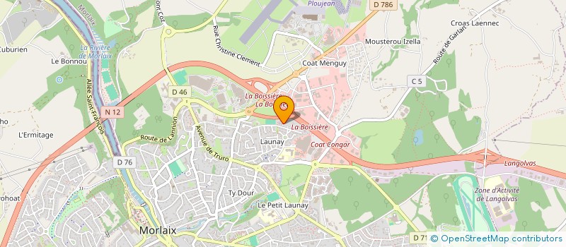 localisation de l'entreprise MADAME MARGAUX LE NAOUR  MORLAIX