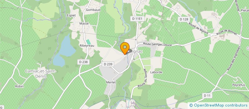 localisation de l'entreprise MADAME MARGAUX LEA BEATRICE BOUVIER  ESPIET