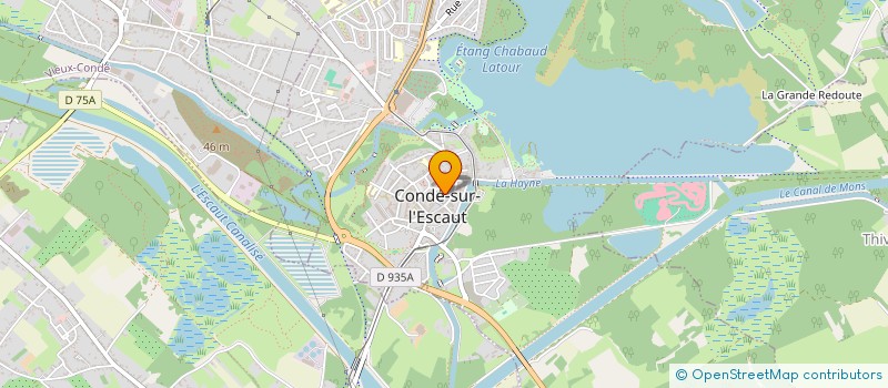 localisation de l'entreprise MADAME MARGAUX LECAILLE  CONDE-SUR-L'ESCAUT