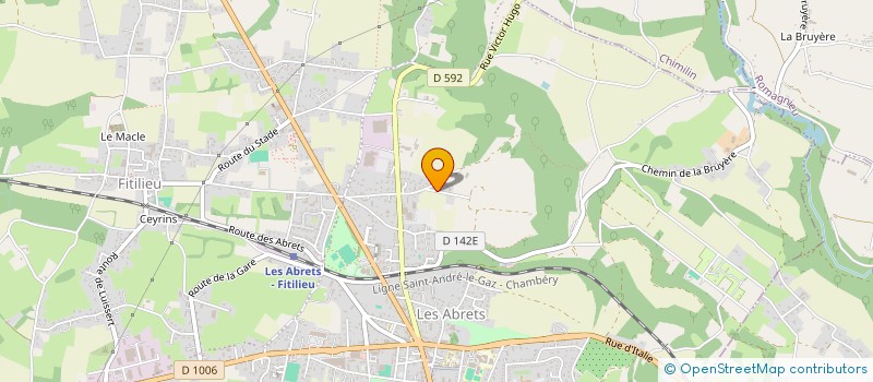 localisation de l'entreprise MADAME MARGAUX LEFEBVRE  LES ABRETS EN DAUPHINE