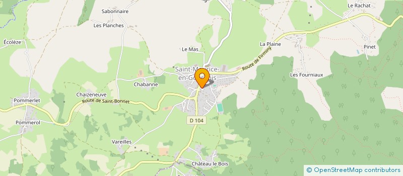 localisation de l'entreprise MADAME MARGAUX LEGAT  SAINT-MAURICE-EN-GOURGOIS