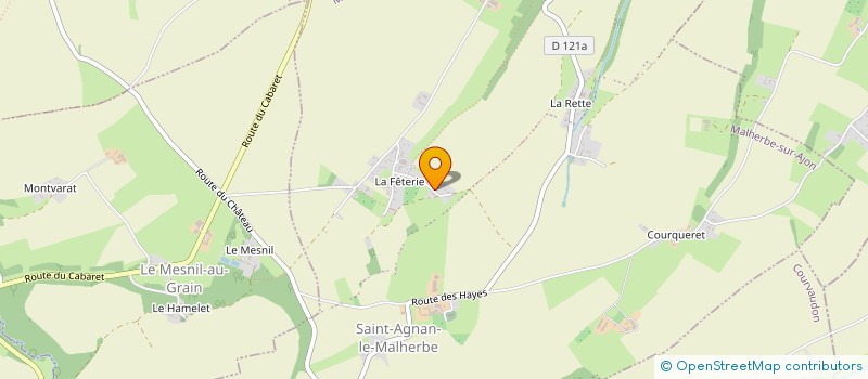 localisation de l'entreprise MADAME MARGAUX LEGRAND  MALHERBE-SUR-AJON