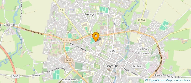 localisation de l'entreprise MADAME MARGAUX LELANDAIS  BAYEUX