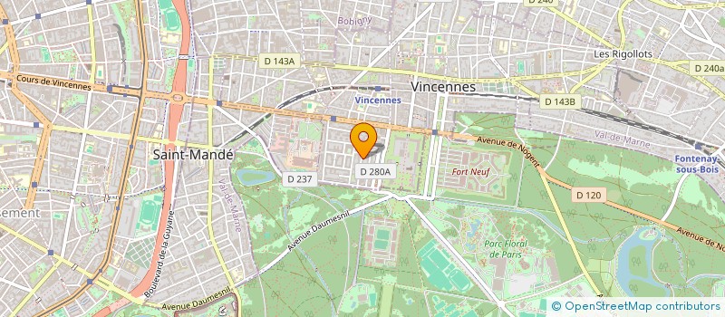 localisation de l'entreprise MADAME MARGAUX LELIEVRE à VINCENNES