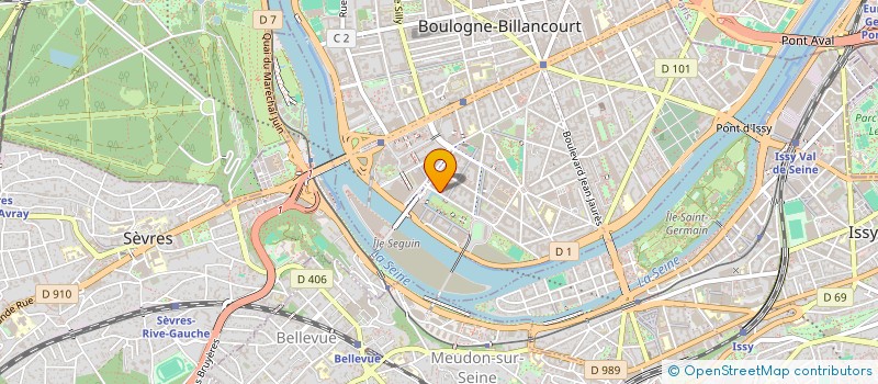localisation de l'entreprise MADAME MARGAUX LELUX à BOULOGNE-BILLANCOURT