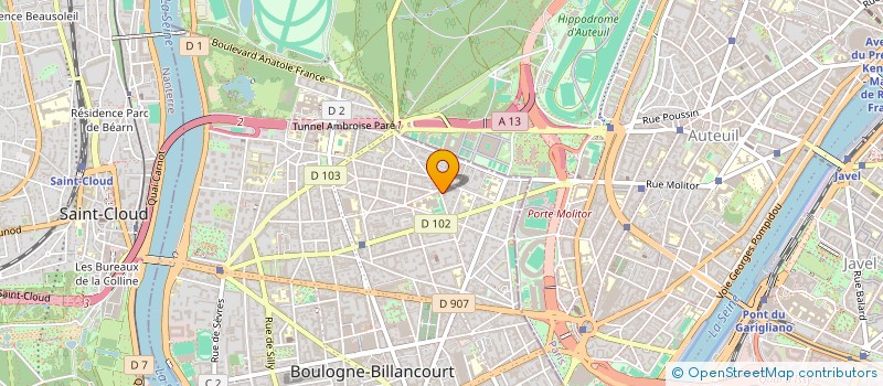 localisation de l'entreprise MADAME MARGAUX LESCURE à BOULOGNE-BILLANCOURT