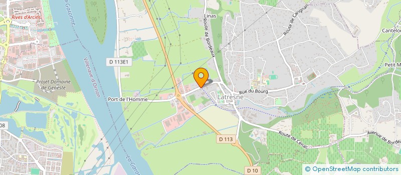 localisation de l'entreprise MADAME MARGAUX LORENZON  LATRESNE