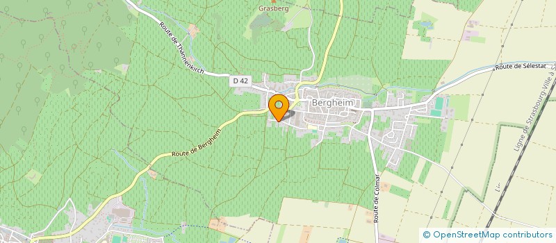 localisation de l'entreprise MADAME MARGAUX-LOUISE AIGLE  BERGHEIM