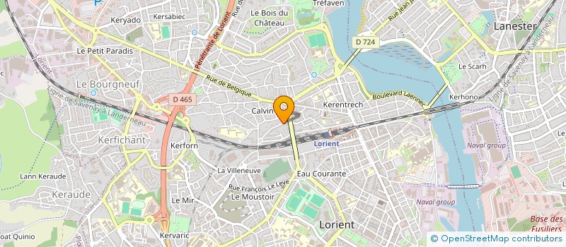 localisation de l'entreprise MADAME MARGAUX LUCAS  LORIENT