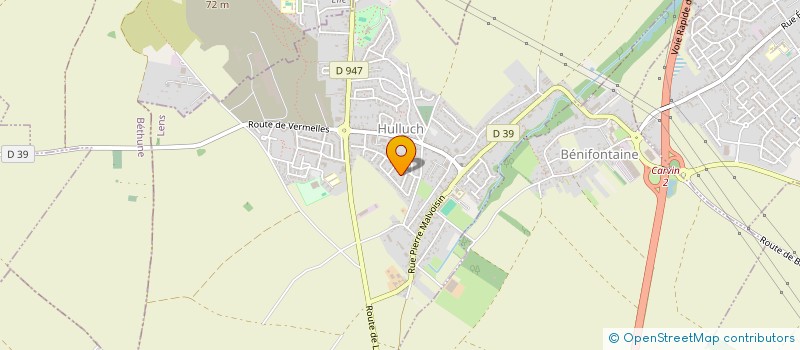 localisation de l'entreprise MADAME MARGAUX MARIE COLINE BEATSE  HULLUCH