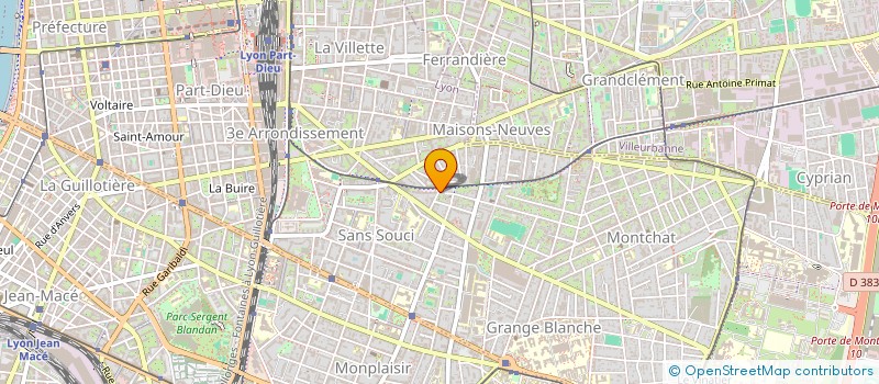 localisation de l'entreprise MADAME MARGAUX MATHIEU  LYON