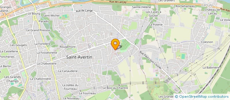 localisation de l'entreprise MADAME MARGAUX MAUME  SAINT-AVERTIN