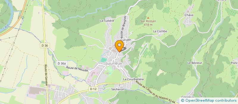 localisation de l'entreprise MADAME MARGAUX MAZZILLI à JUJURIEUX