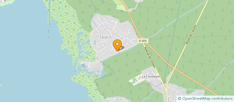 localisation de l'entreprise MADAME MARGAUX MEMAIN  LACANAU