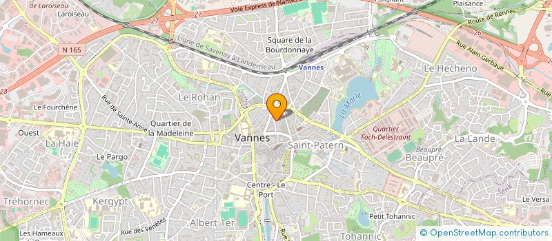 localisation de l'entreprise MADAME MARGAUX MENARD à VANNES