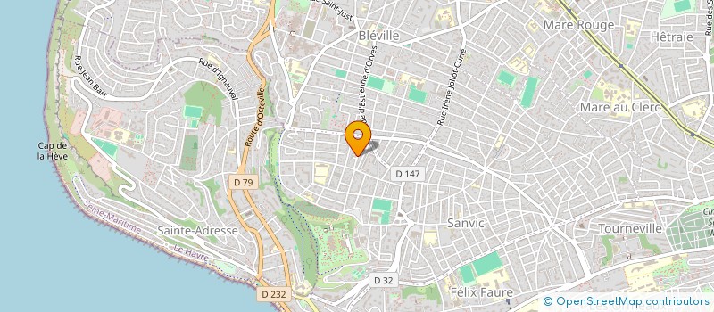 localisation de l'entreprise MADAME MARGAUX MICHEL à LE HAVRE