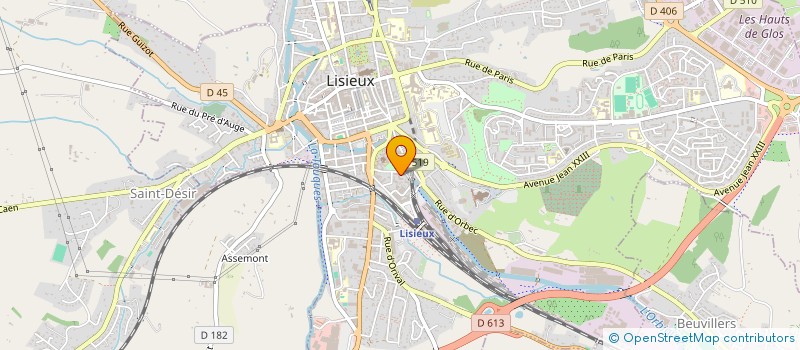 localisation de l'entreprise MADAME MARGAUX MICHELET  LISIEUX