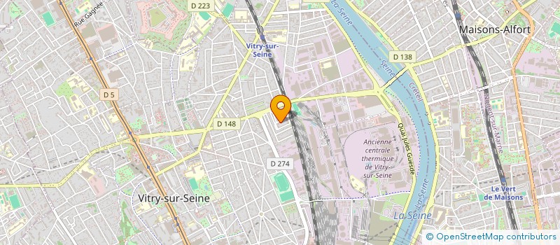 localisation de l'entreprise MADAME MARGAUX MONNET à VITRY-SUR-SEINE