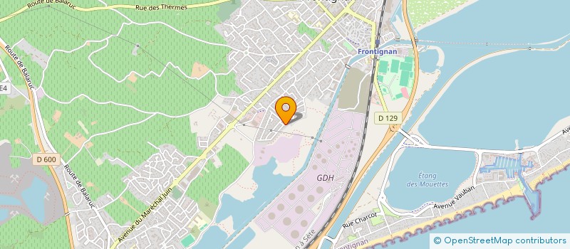 localisation de l'entreprise MADAME MARGAUX MORENO à FRONTIGNAN