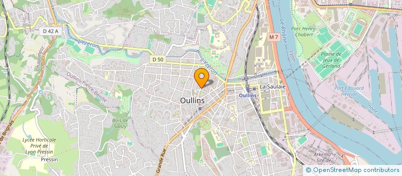 localisation de l'entreprise MADAME MARGAUX MORFIN  OULLINS-PIERRE-BENITE