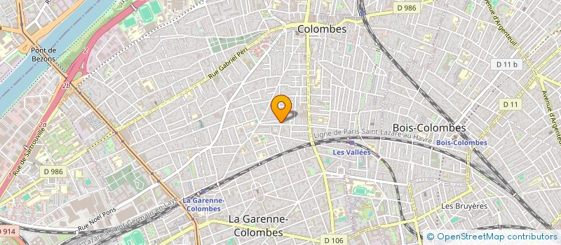 localisation de l'entreprise MADAME MARGAUX MORON à COLOMBES