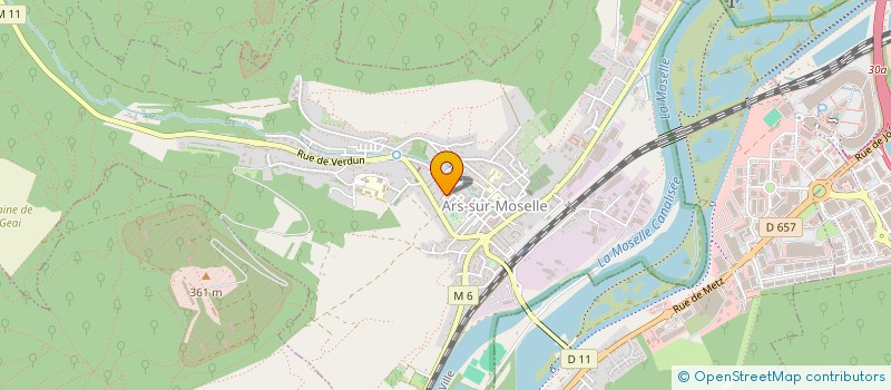 localisation de l'entreprise MADAME MARGAUX MULLER  ARS-SUR-MOSELLE