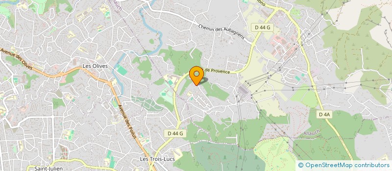 localisation de l'entreprise MADAME MARGAUX NICOLAS à ALLAUCH
