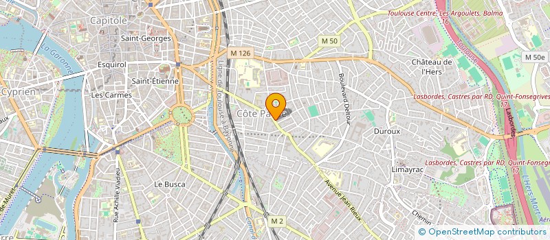 localisation de l'entreprise MADAME MARGAUX NOWAK à TOULOUSE