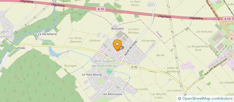 localisation de l'entreprise MADAME MARGAUX OUSSAR  SAINT-SULPICE-DE-POMMERAY