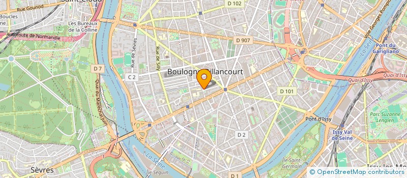 localisation de l'entreprise MADAME MARGAUX PANGRAZIO à BOULOGNE-BILLANCOURT