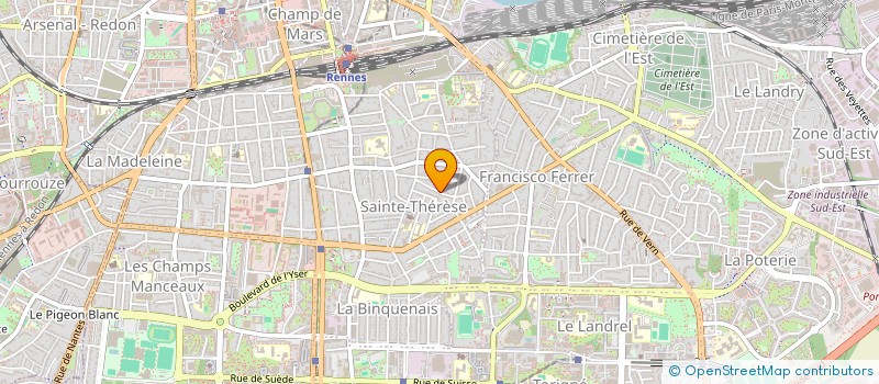 localisation de l'entreprise MADAME MARGAUX PARILLAUD  RENNES