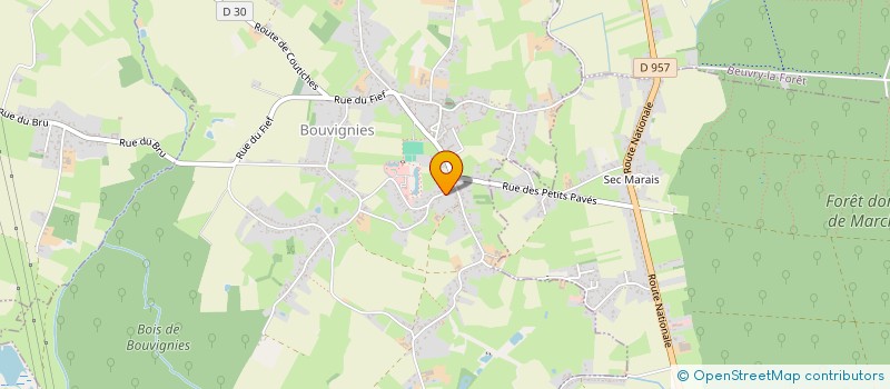 localisation de l'entreprise MADAME MARGAUX PARMENTIER à BOUVIGNIES