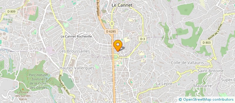 localisation de l'entreprise MADAME MARGAUX PARODI à LE CANNET