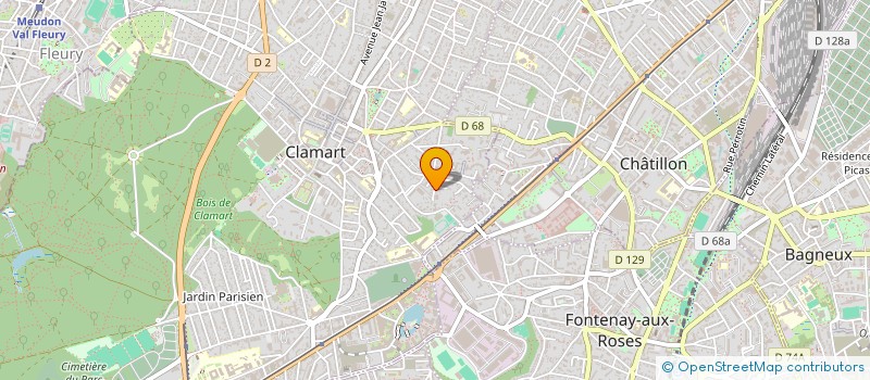localisation de l'entreprise MADAME MARGAUX PASQUET  CLAMART