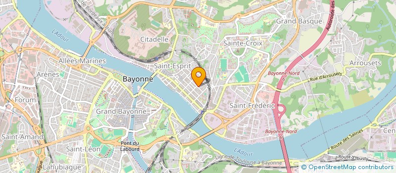 localisation de l'entreprise MADAME MARGAUX PASTORE à BAYONNE