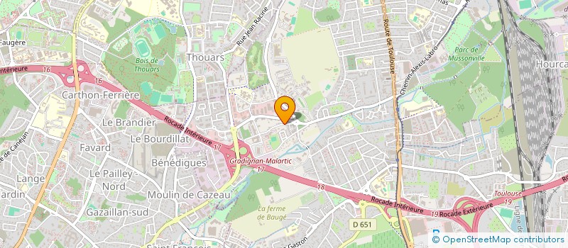 localisation de l'entreprise MADAME MARGAUX PEBAYLE  VILLENAVE-D'ORNON