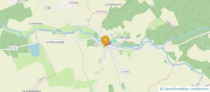 localisation de l'entreprise MADAME MARGAUX PECOUT  ESVES-LE-MOUTIER