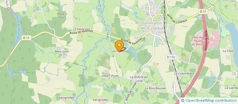 localisation de l'entreprise MADAME MARGAUX PELISSON  DOMMARTIN-LES-CUISEAUX