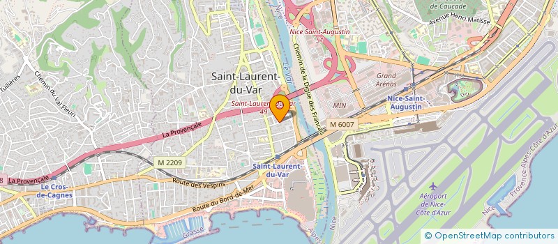 localisation de l'entreprise MADAME MARGAUX PELIZZARO à SAINT-LAURENT-DU-VAR