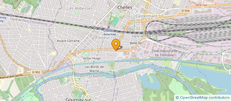 localisation de l'entreprise MADAME MARGAUX PERISSON  CHELLES