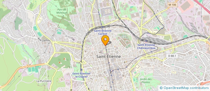 localisation de l'entreprise MADAME MARGAUX PERRIN  SAINT-ETIENNE