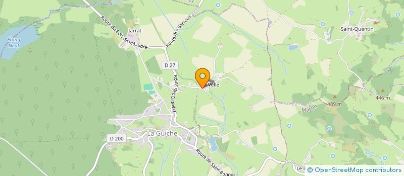 localisation de l'entreprise MADAME MARGAUX PESSIN  LA GUICHE