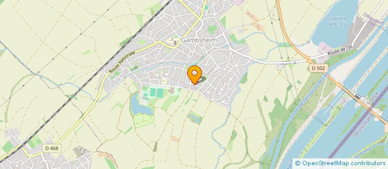 localisation de l'entreprise MADAME MARGAUX PHILIPPS  GAMBSHEIM