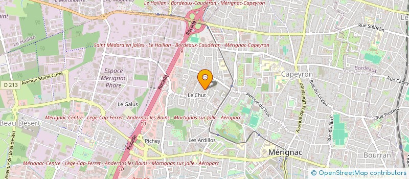 localisation de l'entreprise MADAME MARGAUX PICOT  MERIGNAC