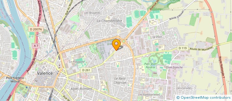 localisation de l'entreprise MADAME MARGAUX PINTON à VALENCE