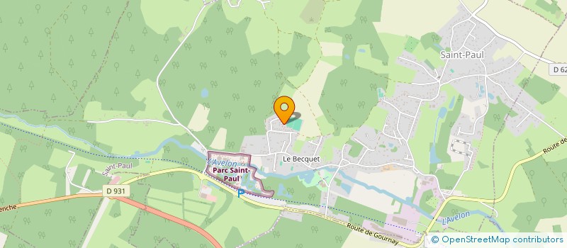 localisation de l'entreprise MADAME MARGAUX PONTHIEU  SAINT-PAUL