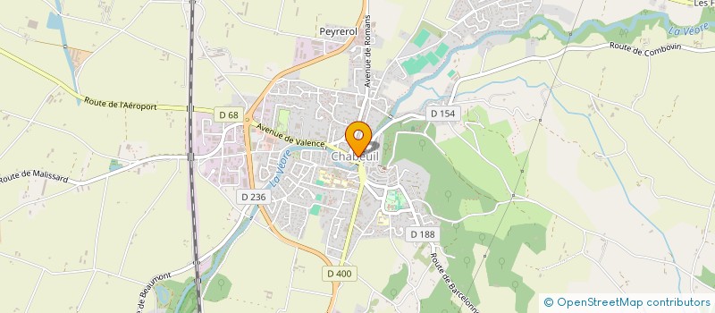 localisation de l'entreprise MADAME MARGAUX PORTRON à CHABEUIL