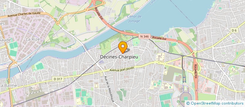 localisation de l'entreprise MADAME MARGAUX POURPOINT  DECINES-CHARPIEU